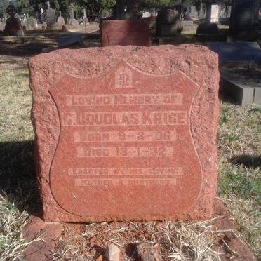 KRIGE C. Douglas 19?6-1932