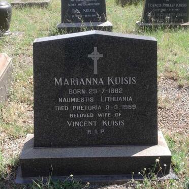 KUISIS Marianna 1882-1959