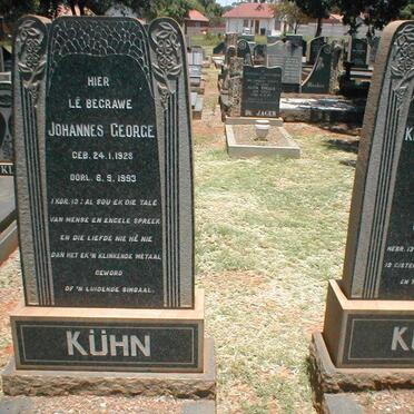 KUHN Johannes George 1928-1993
