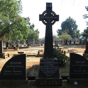 McILWRATH John -1950 & Martha Ann MUNN -1926 :: DICKSON Andrew Frederick -1966 & Eleanor Jane -1963