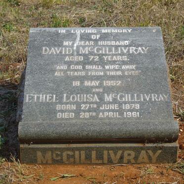 MCGILLIVRAY David -1952 & Ethel Louisa 1879-1961
