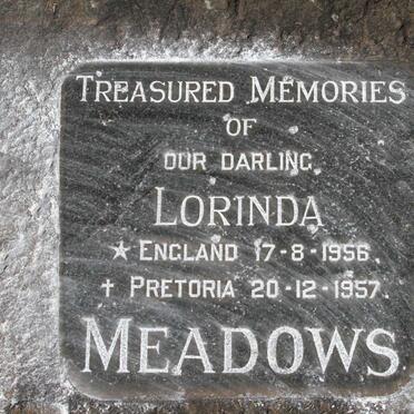 MEADOWS Lorinda 1956-1957