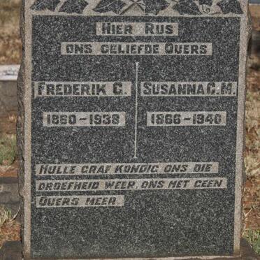 PAGE Frederik G. 1860-1938 & Susanna G.M. 1866-1940