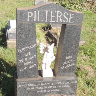 PIETERSE Ferdinand 1963-1963