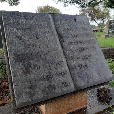 POST Andries Petrus, van der 18??-1958