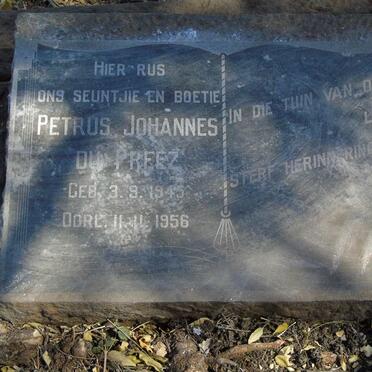 PREEZ Petrus Johannes, du 1945-1956