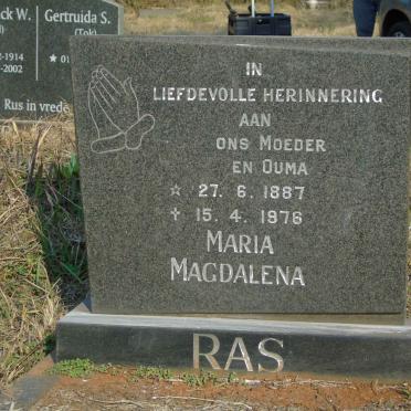 RAS Maria Magdalena 1887-1976