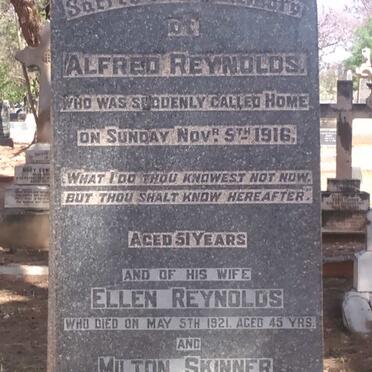REYNOLDS Alfred -1916 &amp; Ellen -1921 :: SKINNER Milton -1935