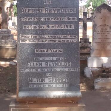 REYNOLDS Alfred -1916 &amp; Ellen -1921 :: SKINNER Milton -1935