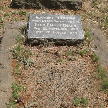 RIEMANN Paul 1885-1944