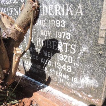 ROBERTS Christiaan S. 1890-1946 & Helena Frederika 1893-1973 :: ROBERTS Petrus R. 1920-1949 _2