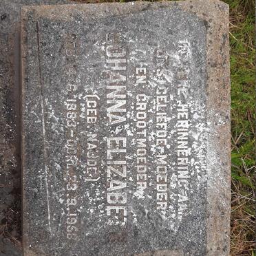 1ROSS Johanna Elizabeth nee NAUDE 1883-1958