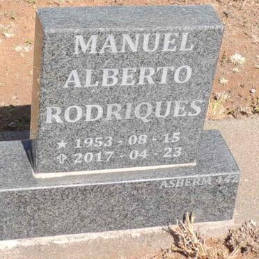 RODRIQUES Manuel Alberto 1953-2017