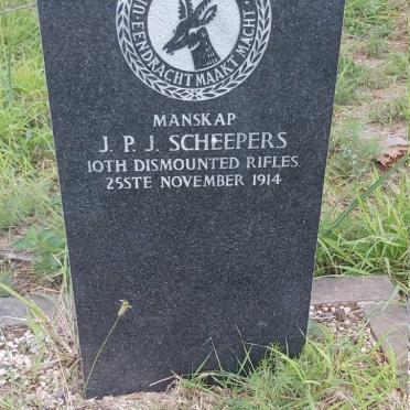 SCHEEPERS J.P.J. -1914