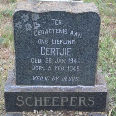 SCHEEPERS Gertjie 1946-1946