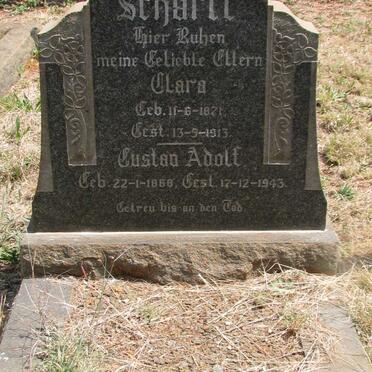 SCHARFF Gustav Adolf 1868-1943 & Clara 1871-1913