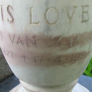 SCHALKWYK Michael Josef, van 1927-1994