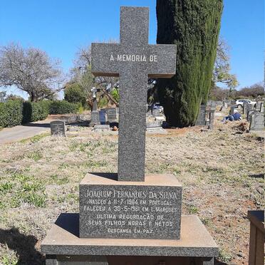 SILVA Joaquim Fernandes, da 1904-1981