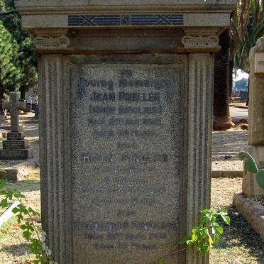 SINCLAIR Alexander -1941 & Helen -1934 :: PRELLER Jean nee SINCLAIR -1929