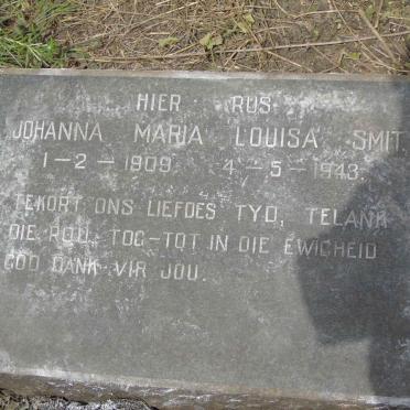 SMIT Johanna Maria Louisa 1909-1943