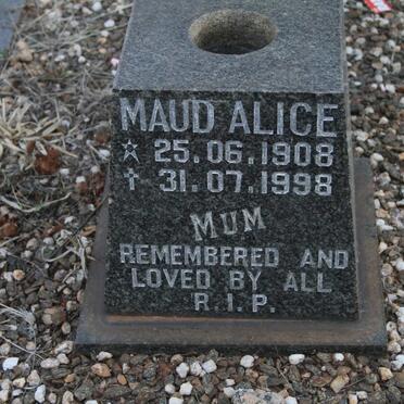 SMITH Maud Alice 1908-1998