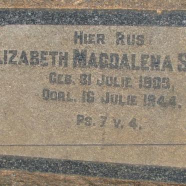 SMIT Elizabeth Magdalena 1903-1944
