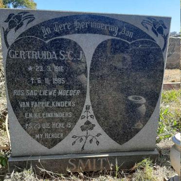 SMIT Gertruida S.C.J. 1916-1985