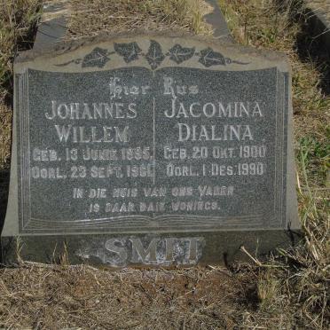 SMIT Johannes Willem 1895-1961 &amp; Jacomina Dialina 1900-1990