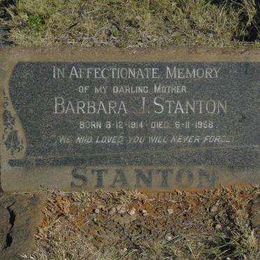 STANTON Barbara I. 1914-1958