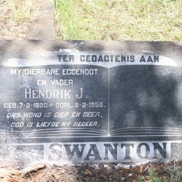 SWANTON Hendrik J. 1920-1958
