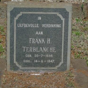 TERBLANCHE Frank H. 1895-1947