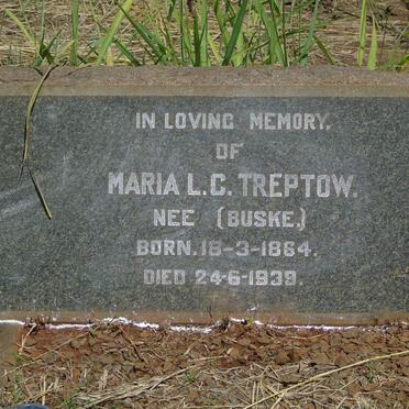 TREPTOW Maria L.C. nee BUSKE 1864-1939