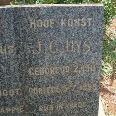 UYS J.G. 1911-1959