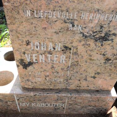 VENTER Johan 1955-1999