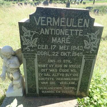VERMEULEN Antionette Mare 1943-1945