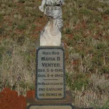 VENTER Maria D. 1942-1943