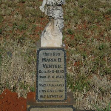 VENTER Maria D. 1942-1943