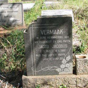 VERMAAK Jacob Jacobus 1921-1962
