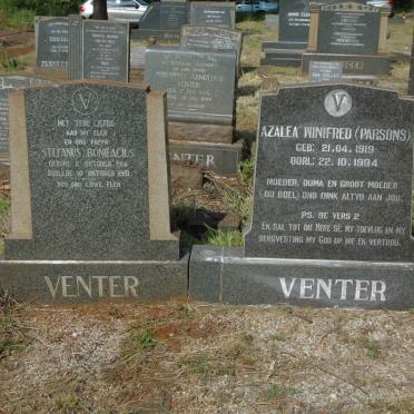 VENTER Stefanus Bonifacius 1914-1951 & Azalea Winifred PARSONS 1919-1994