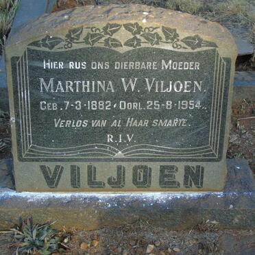 VILJOEN Marthina W. 1882-1954