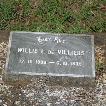 VILLIERS Willie L., de 1886-1939