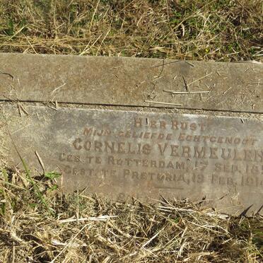 VERMEULEN Cornelis 1859-1914