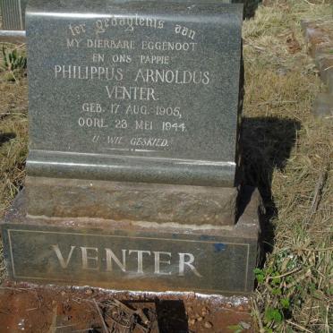 VENTER Philippus Arnoldus 1905-1944