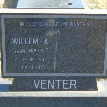 VENTER Willem A. 1910-1977