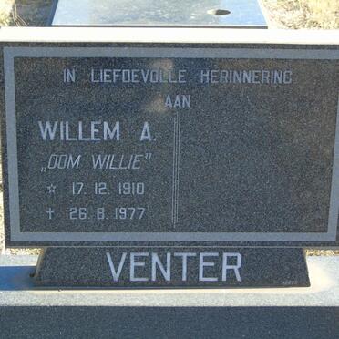 VENTER Willem A. 1910-1977