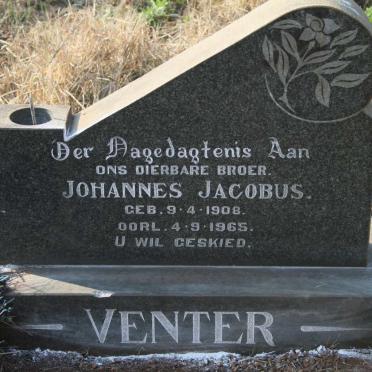 VENTER Johannes Jacobus 1908-1965