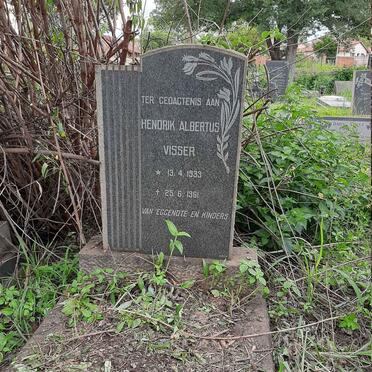 VISSER Hendrik Albertus 1933-1961