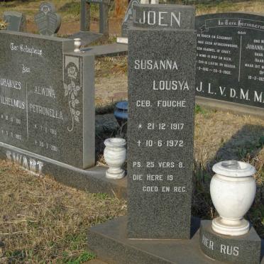 VILJOEN Christiaan Mulder 1917-1980 &amp; Susanna Lousya FOUCHE 1917-1972