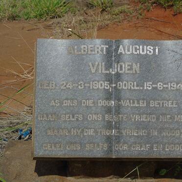 VILJOEN Albert August 1905-1943