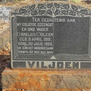 VILJOEN Cornelius C. 1915-1955